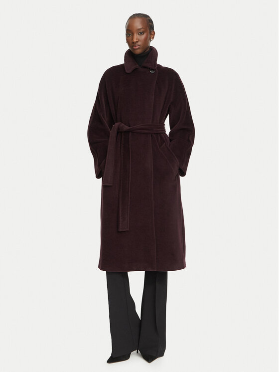 Marella Marella Vilnas mētelis Starna 2623016082200 Violets Regular Fit