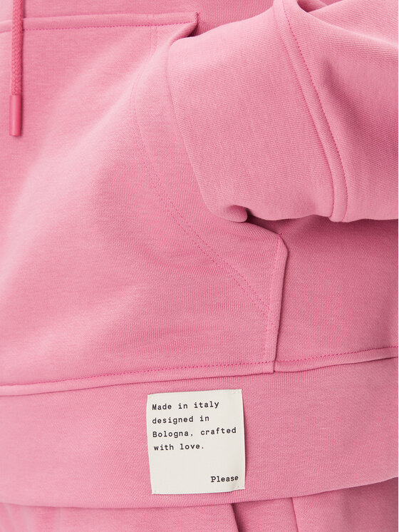 Please Please Felpa F0HPBUT000 Rosa Regular Fit