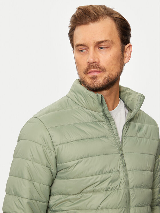 4F 4F Žieminė striukė 4FWAW24TDJAM483 Chaki Regular Fit