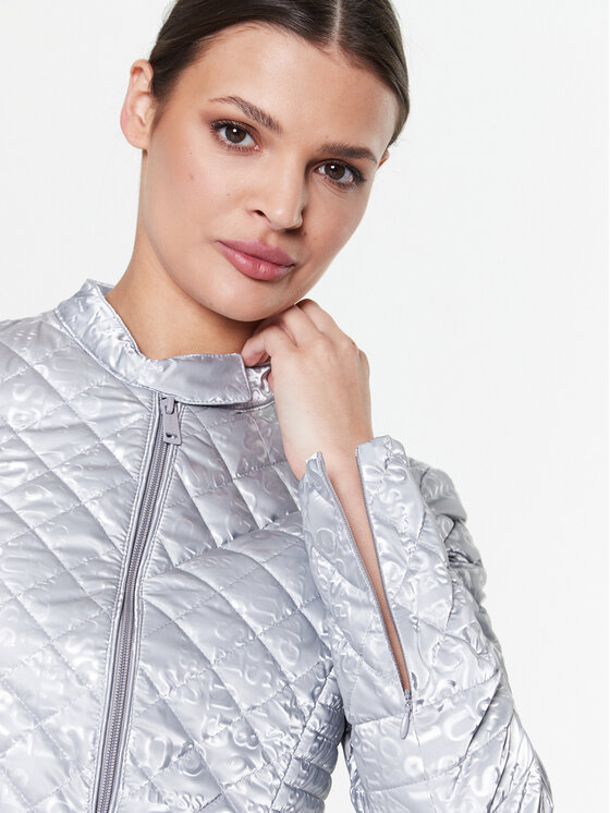 Guess Guess Преходно яке Vona W3RL15 WEP10 Сив Slim Fit