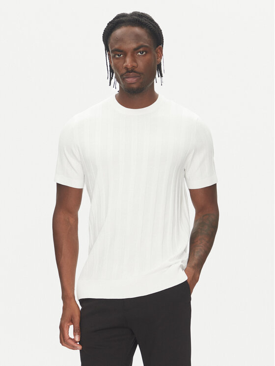 Lindbergh Lindbergh Светр 30-804064 Білий Relaxed Fit