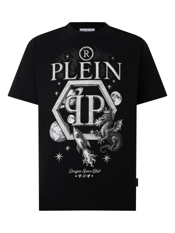 PHILIPP PLEIN PHILIPP PLEIN T-Shirt 31076 Černá Regular Fit