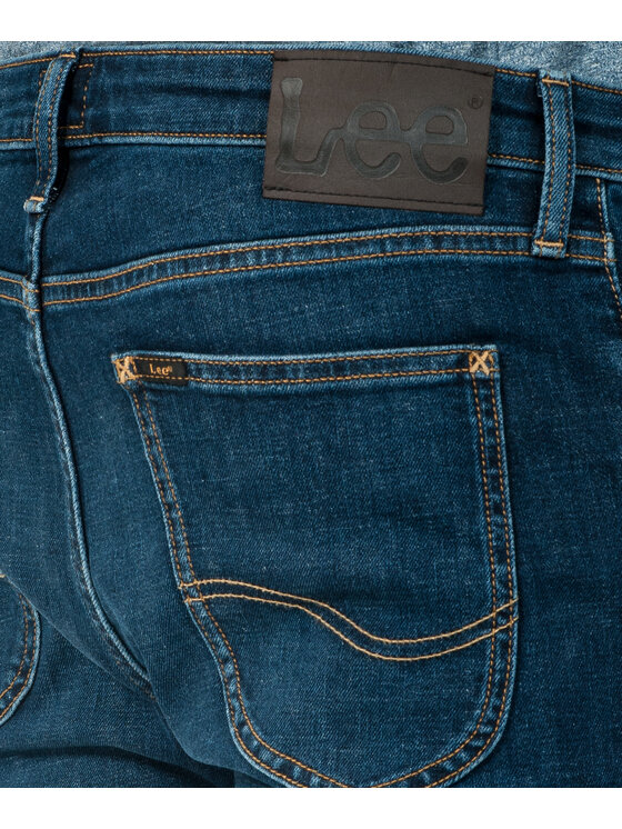 Lee Lee Jeansy L736QDHQ Granatowy Skinny Fit