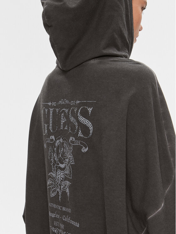 Guess Guess Mikina W4RQ21 K9R31 Černá Regular Fit