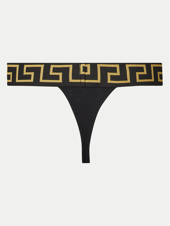 Versace Versace Tanga AUD01042 1A10011 Fekete