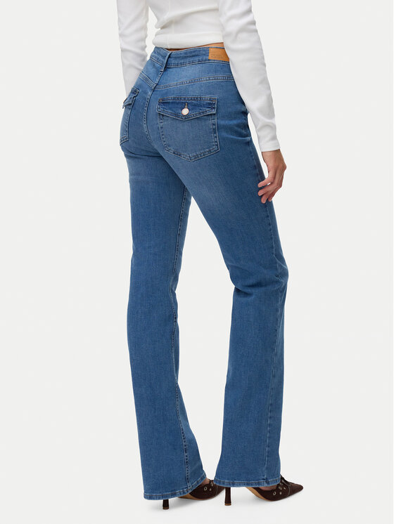 Vero Moda Vero Moda Farmer Flash 10342007 Kék Flared Fit