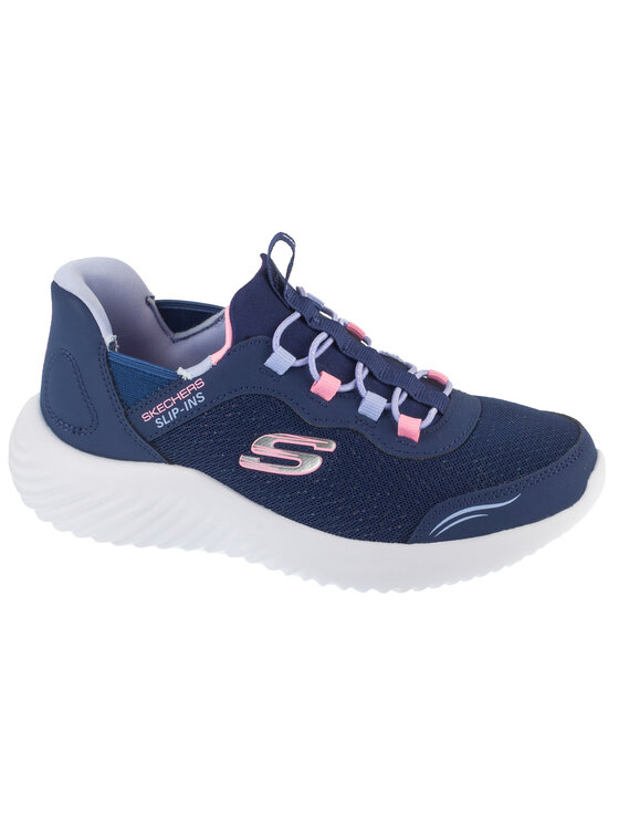 Dziecięce Sneakersy Skechers, Rozmiar 28, Grantowe, Slip-Ins: Bounder - Simple Cut