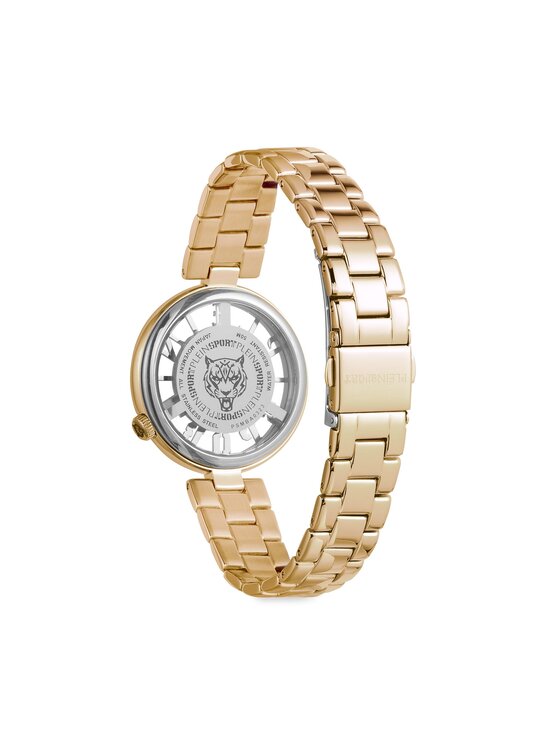 Plein Sport Plein Sport Часовник Tiger Luxe PSMBA0323 Златист