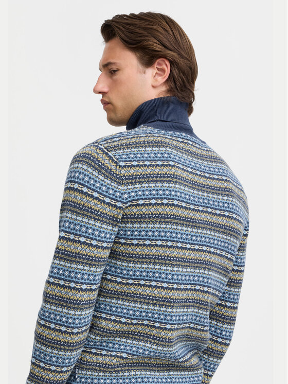 Blend Blend Rollkragenpullover 20717856 Blau Regular Fit