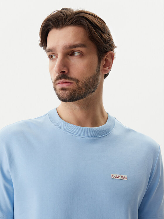 Calvin Klein Jeans Calvin Klein Jeans Tricou J30J327234 Albastru celest Regular Fit