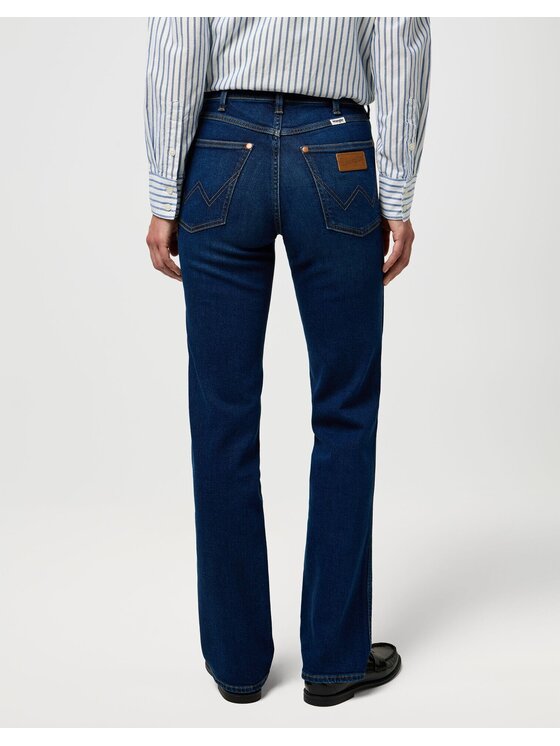 Wrangler Wrangler Jeansy STRAIGHT Niebieski Straight Leg