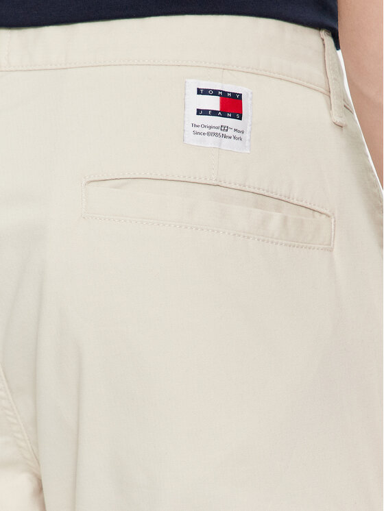 Tommy Jeans Tommy Jeans Hlače Austin DM0DM18940 Bež Slim Fit