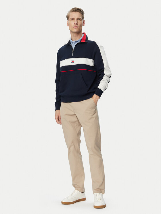 Tommy Jeans Tommy Jeans Felpa Cblock DM0DM23244 Blu scuro Relaxed Fit