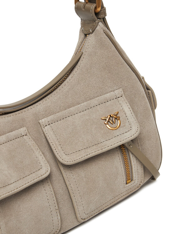 PINKO PINKO Soma Cargo Bag Classic PE 25 PLTT 102794 A29N Pelēks