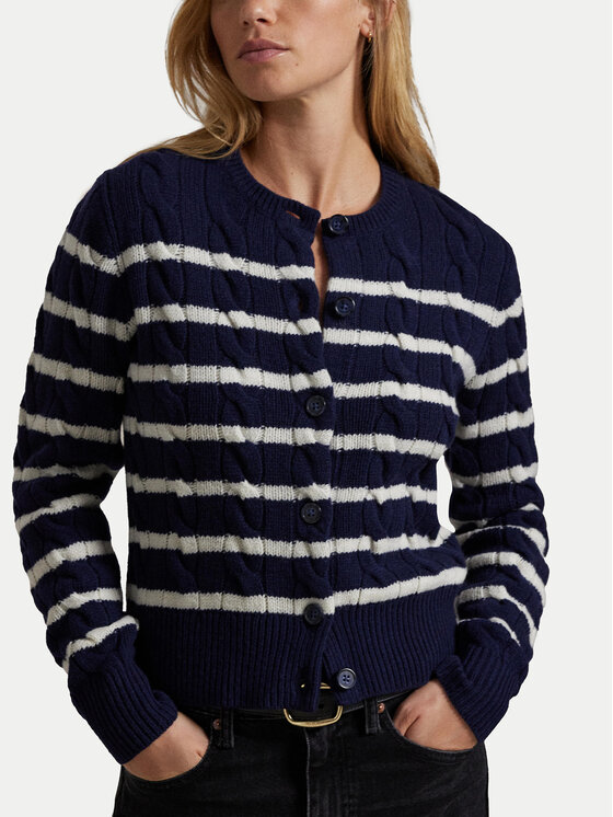 Polo Ralph Lauren Polo Ralph Lauren Kardigán 211947909001 Tmavomodrá Regular Fit