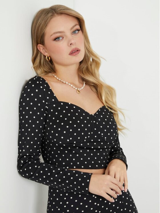 Guess Guess Top 158857 Czarny Classic Fit