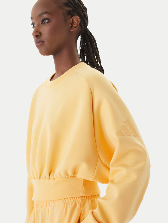 adidas adidas Majica dugih rukava Soft Lux KA7017 Narančasta Loose Fit