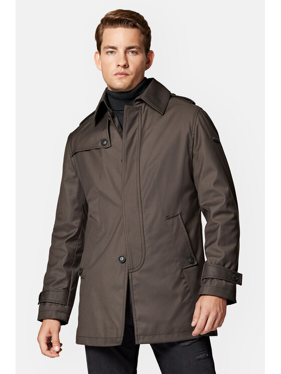 Lancerto Lancerto Płaszcz przejściowy Altea PC131223000014 Brązowy Regular Fit