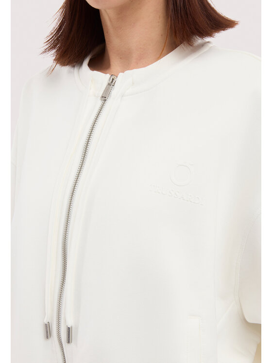 Trussardi Trussardi Felpa G8556000234N011 Bianco Regular Fit