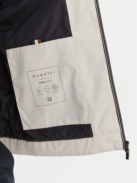 Bugatti Bugatti Μπουφάν μεταβατικό 173100-11031 Εκρού Regular Fit
