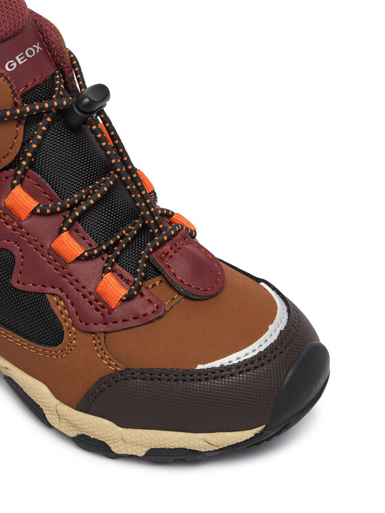 Geox Geox Schnürschuhe J Magnetar Boy B Abx J463ZC 050FU C6311 M Braun