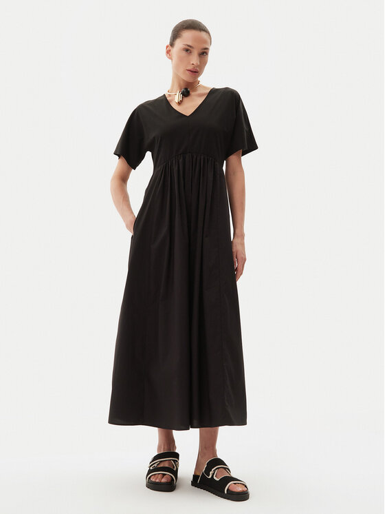 Weekend Max Mara Weekend Max Mara Sukienka codzienna Brozno 2515621082 Czarny Relaxed Fit