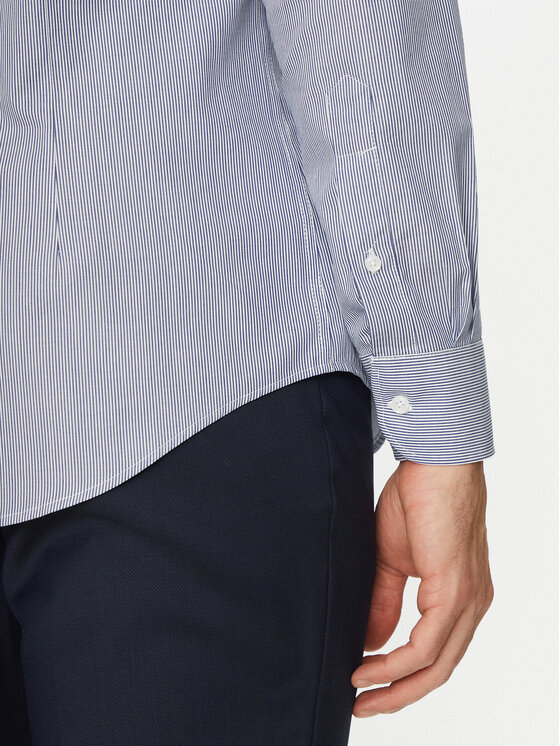 Michael Kors Michael Kors Košile MK0DS01293 Modrá Slim Fit