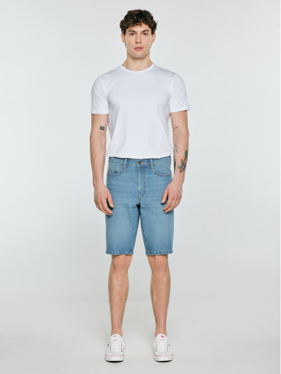 BIG STAR BIG STAR Kurtka jeansowa COLTER Niebieski Basic Fit