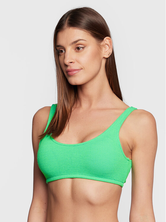 Banana Moon Bikini partea de sus Justin Scrunchy JAA47 Verde