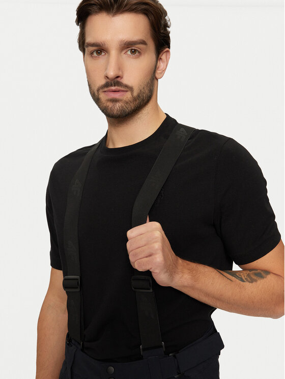 4F 4F Suusapüksid 4FWAW24TFTRM0756 Must Regular Fit