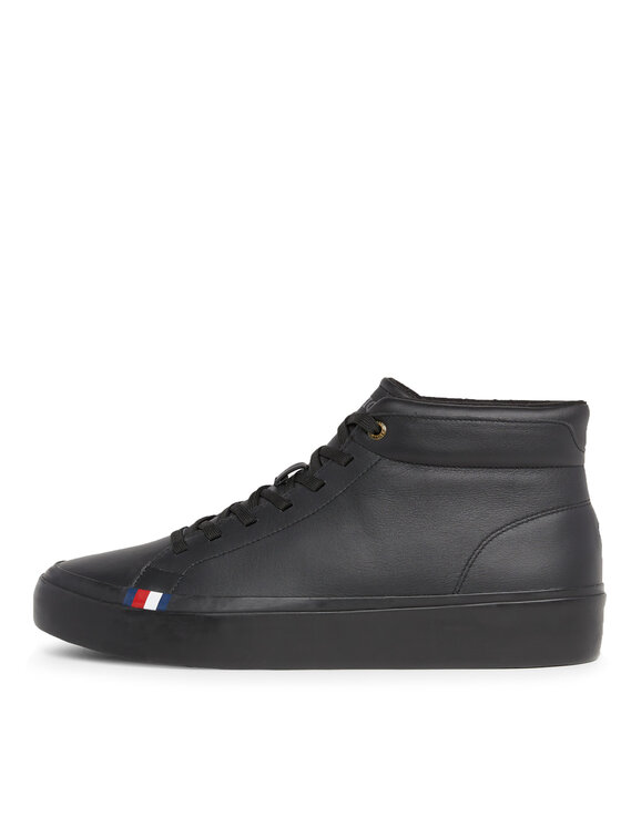 Tommy Hilfiger Tommy Hilfiger Αθλητικά Modern Vulc Lth Hi Wl FM0FM04820 Μαύρο