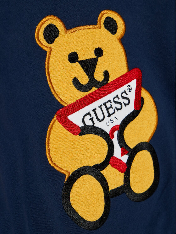 Guess Guess Pulóver N0BQ09 K97E0 Sötétkék Regular Fit