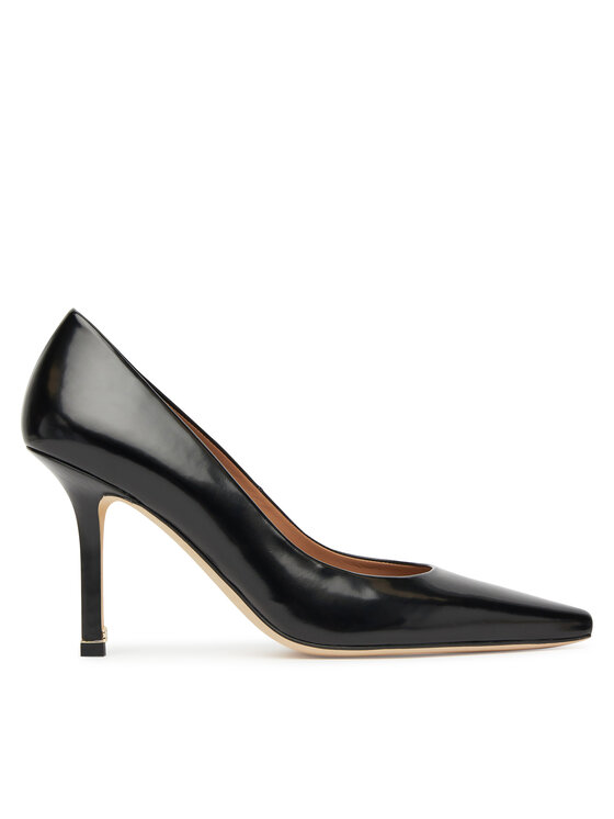 Pantofi cu toc subțire BOSS Charlize 50548509 Negru