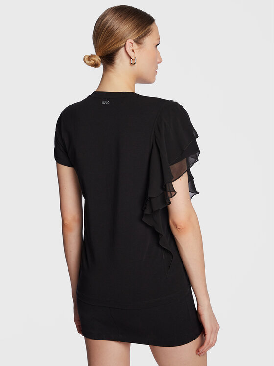 T-shirt WA3158 J5003 Nero Regular Fit