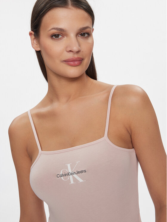 Calvin Klein Jeans Calvin Klein Jeans Body Monologo J20J223421 Różowy Slim Fit