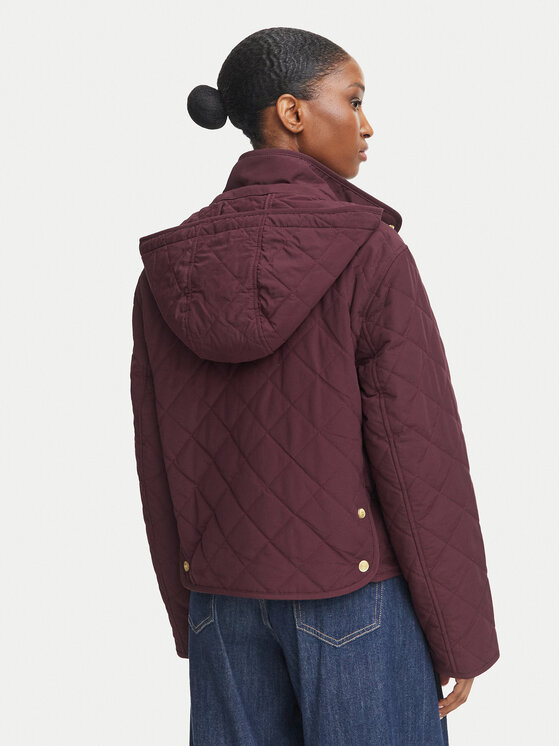 Tommy Hilfiger Tommy Hilfiger Pārejas jaka WW0WW51512 Bordo Regular Fit