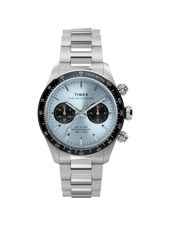 Timex Timex Zegarek TW2Y70500 Srebrny
