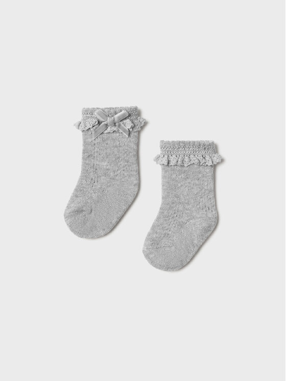 Calzini lunghi da bambini 9427 Argento