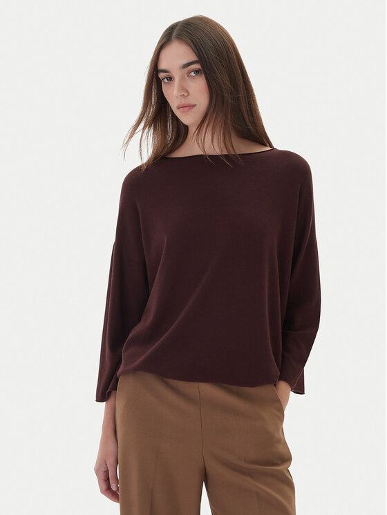 Kontatto Kontatto Maglione 3M0801C Bordeaux Regular Fit
