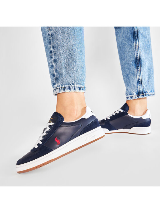Polo Ralph Lauren Polo Ralph Lauren Sneakersy Polo Crt Pp 809834463003 Granatowy