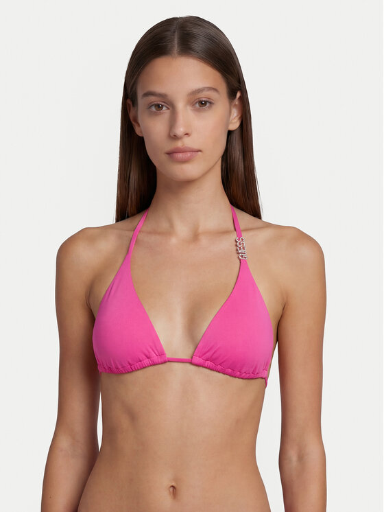 Guess Guess Vrchní část bikin E6GJ30 MC040 Růžová