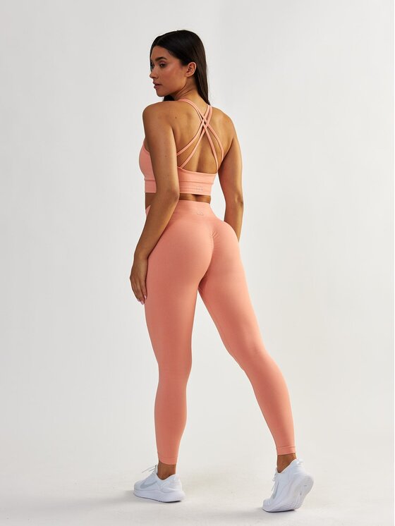 BeShaped BeShaped Legginsy Modelujące - Gym Queen Koralowy Shaping Fit