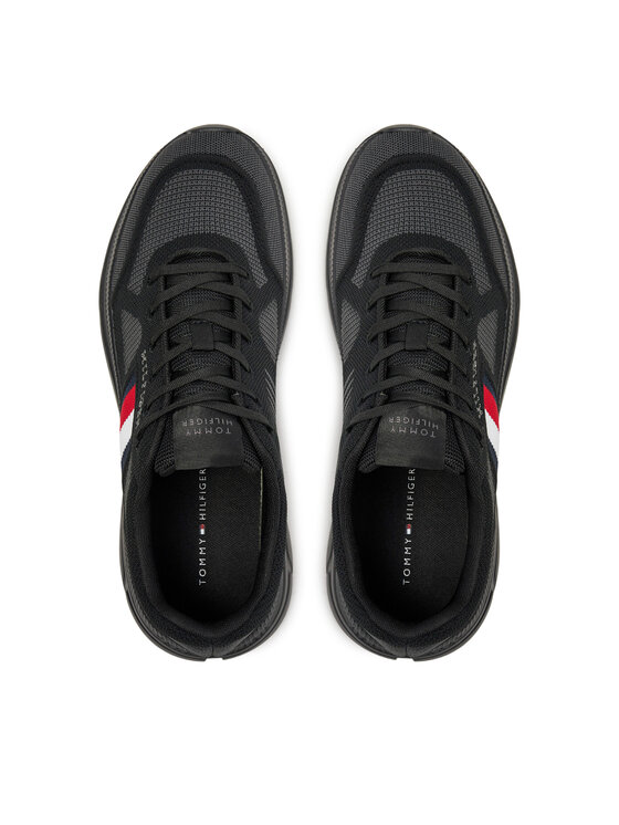 Tommy Hilfiger Tommy Hilfiger Snīkeri Modern Runner Knit Evo Ess FM0FM05245 Melns