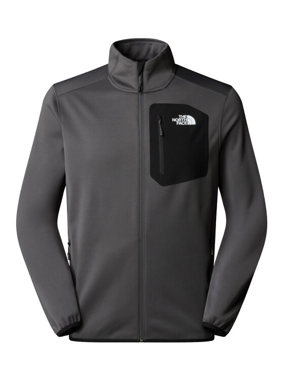 The North Face The North Face Fliso džemperis Crest NF0A897C Pilka Regular Fit