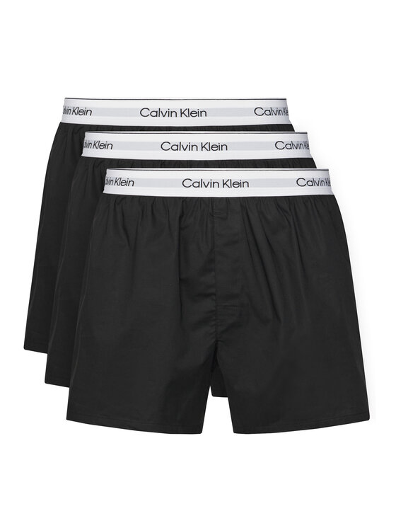 Calvin Klein Underwear Komplet 3 par bokserek LV00NB4267 Czarny
