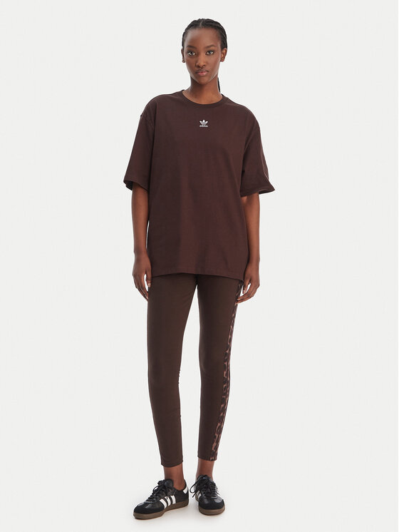 adidas adidas Футболка Essentials Boyfriend KD1371 Коричневий Oversize