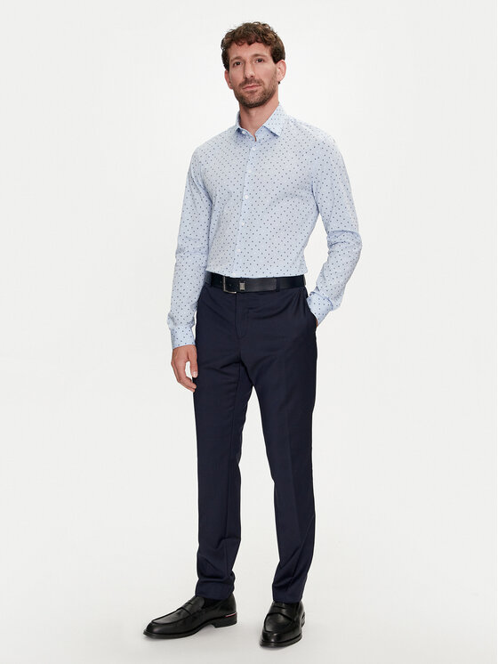 Calvin Klein Calvin Klein Cămașă K10K113168 Albastru Slim Fit