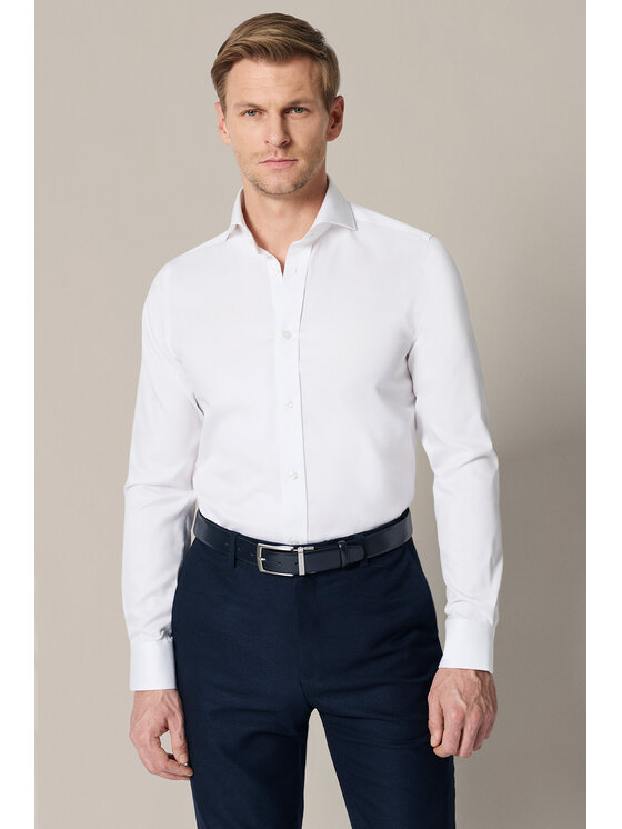 Lancerto Lancerto Koszula Crispino Slim KO073126000002 Biały Slim Fit