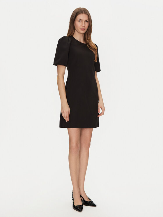 Haveone Haveone Φόρεμα κοκτέιλ AFS-M064 Μαύρο Regular Fit