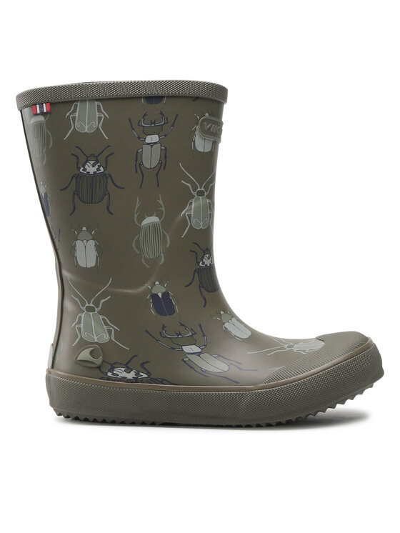 Dziecięce Kalosze Viking, Rozmiar 34, Zielone, Indie Print 1-60120-6154